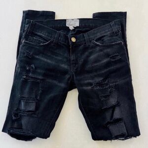 Current/Elliott Stiletto Distressed Skinny Jeans 27